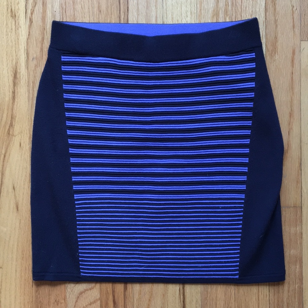 Rag and Bone Striped Mini Skirt